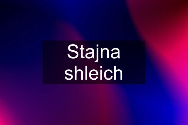 Stajna shleich