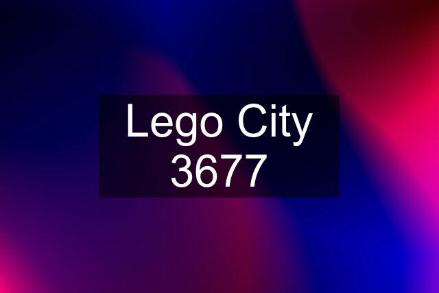 Lego City 3677
