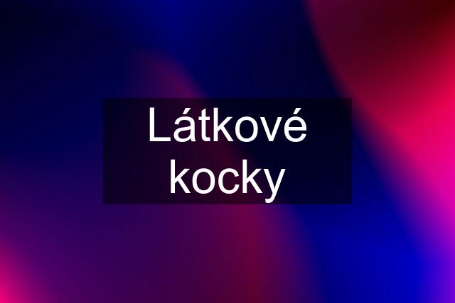 Látkové kocky