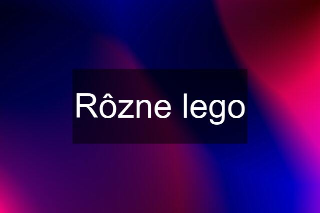 Rôzne lego