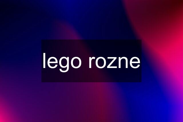 lego rozne