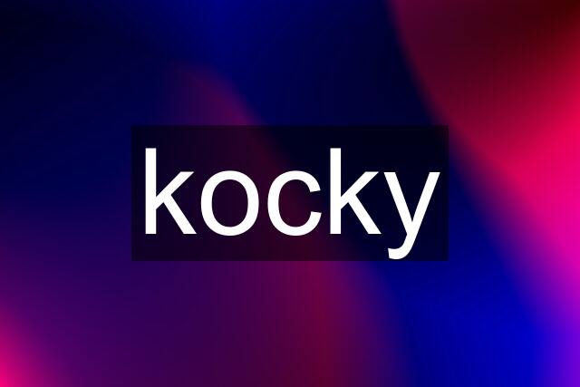 kocky