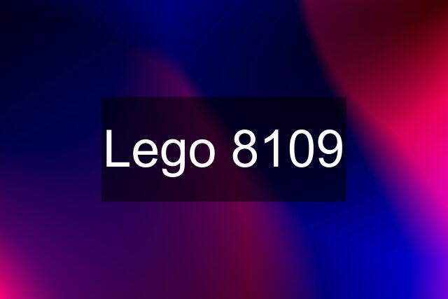 Lego 8109