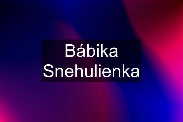 Bábika Snehulienka