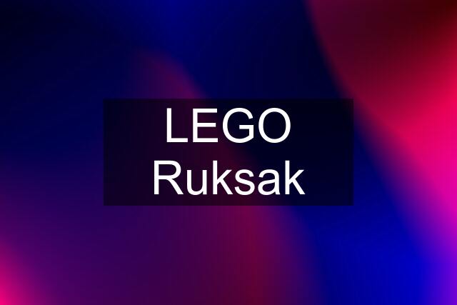 LEGO Ruksak