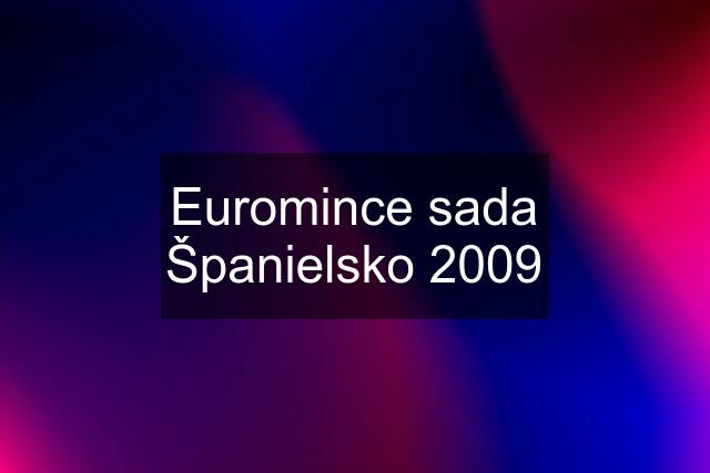 Euromince sada Španielsko 2009