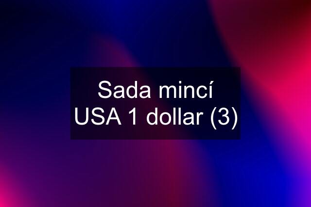 Sada mincí USA 1 dollar (3)