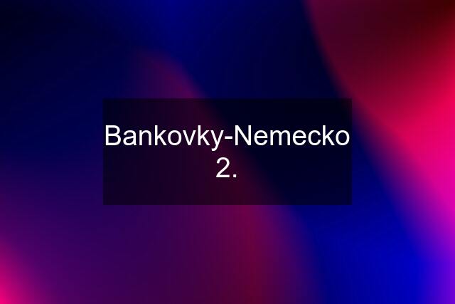 Bankovky-Nemecko 2.