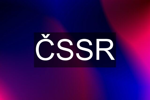 ČSSR