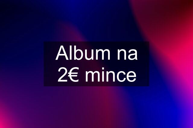 Album na 2€ mince