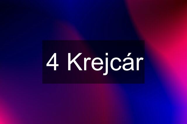 4 Krejcár