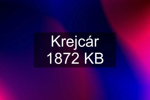 Krejcár 1872 KB