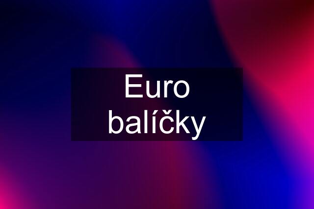 Euro balíčky