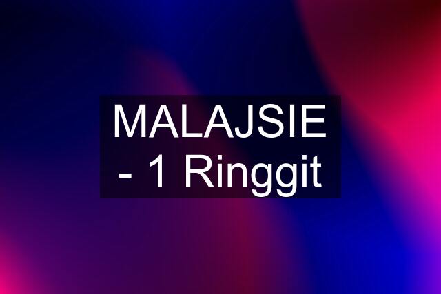 MALAJSIE - 1 Ringgit