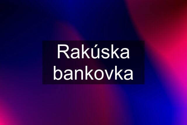 Rakúska bankovka