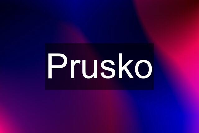 Prusko