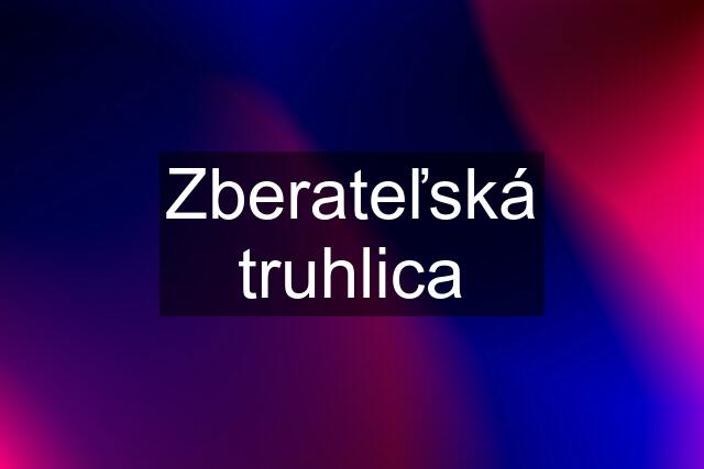 Zberateľská truhlica