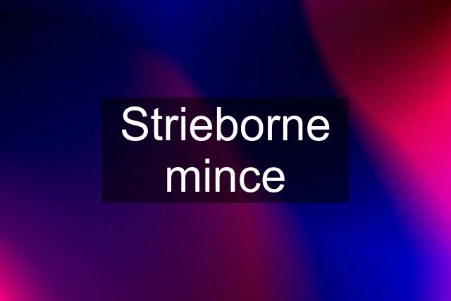 Strieborne mince