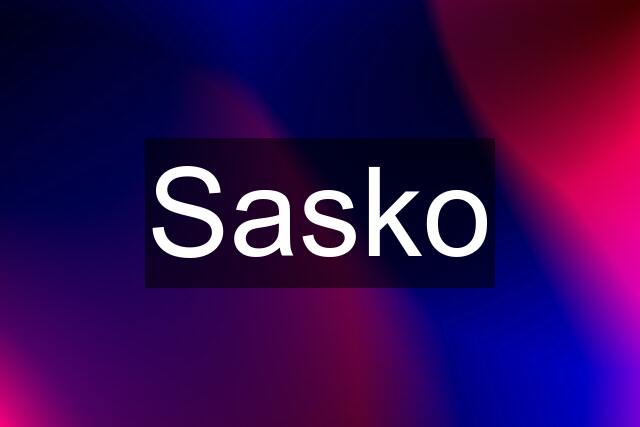 Sasko