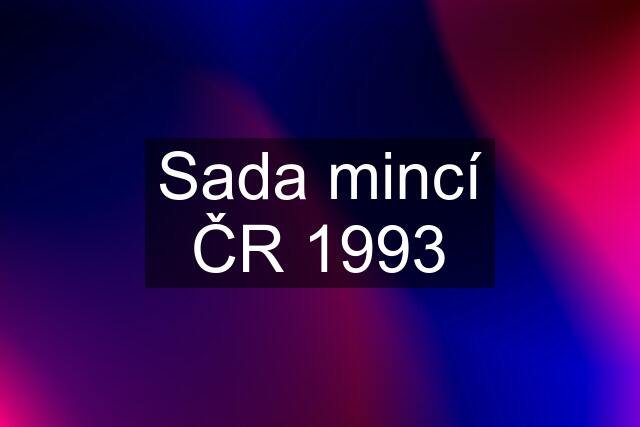 Sada mincí ČR 1993