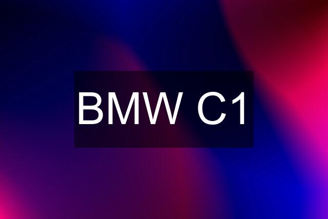 BMW C1