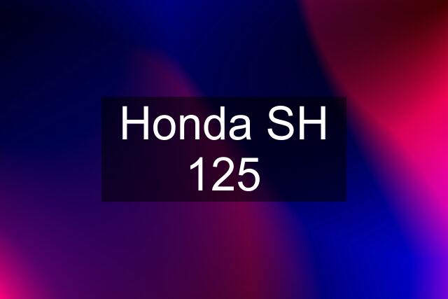 Honda SH 125