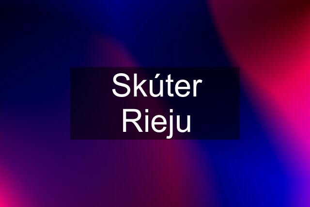 Skúter Rieju