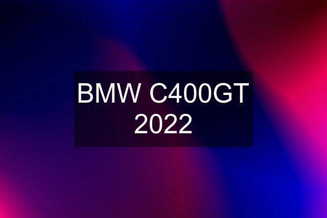 BMW C400GT 2022
