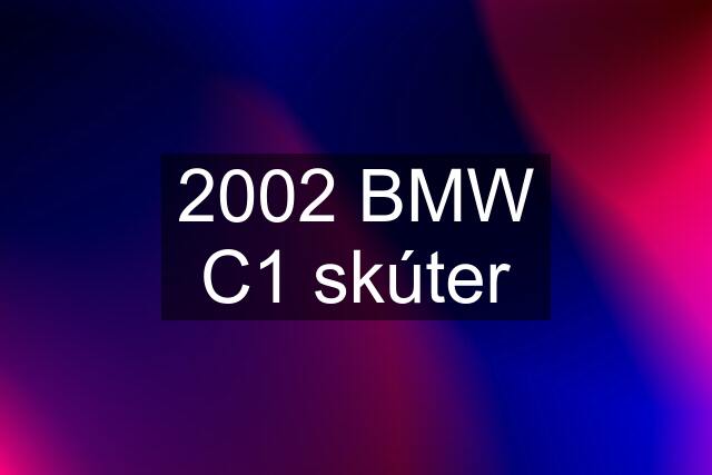 2002 BMW C1 skúter