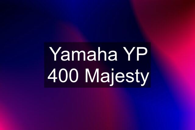 Yamaha YP 400 Majesty