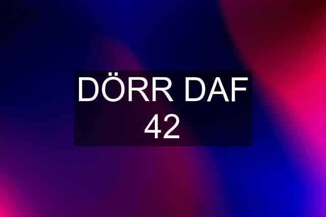 DÖRR DAF 42