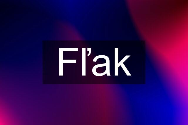 Fľak