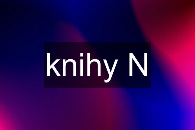 knihy N