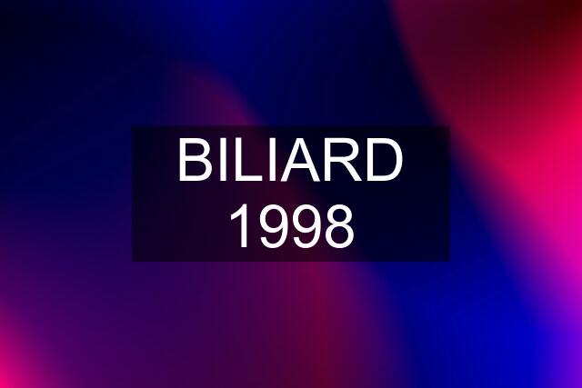 BILIARD 1998