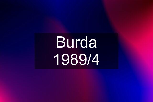 Burda 1989/4