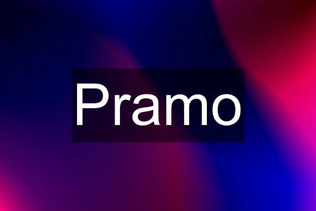 Pramo