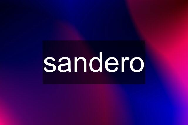 sandero