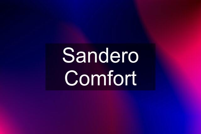 Sandero Comfort