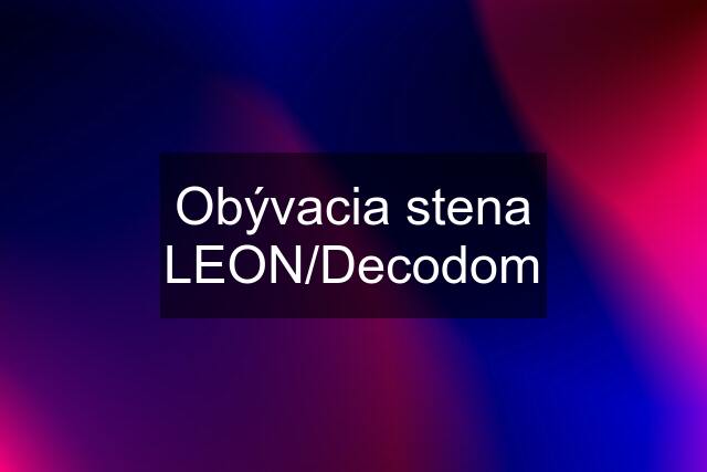 Obývacia stena LEON/Decodom