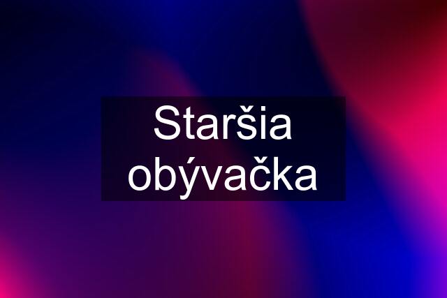 Staršia obývačka