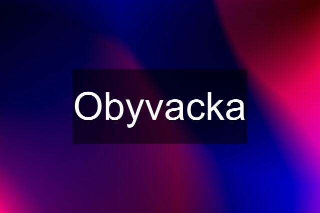 Obyvacka