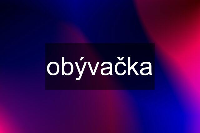 obývačka