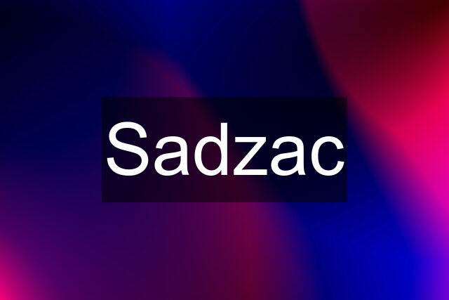 Sadzac