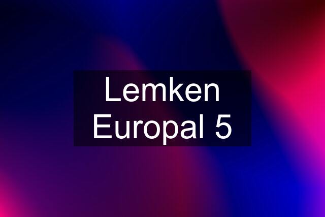 Lemken Europal 5