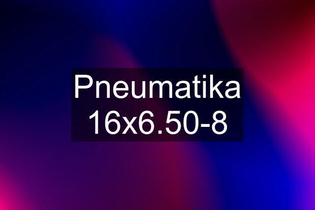 Pneumatika 16x6.50-8