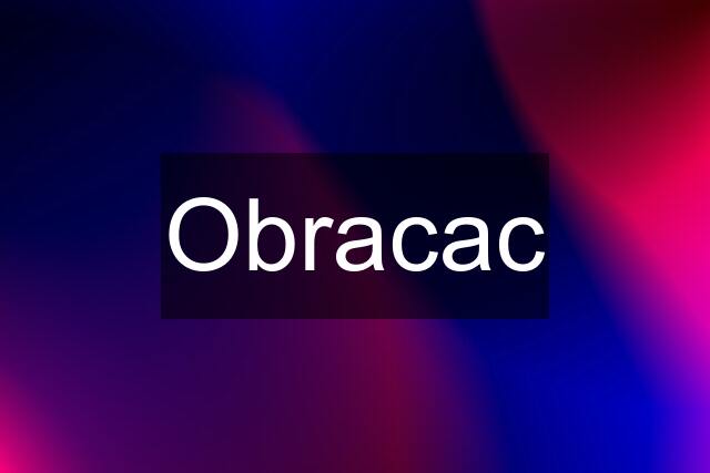 Obracac