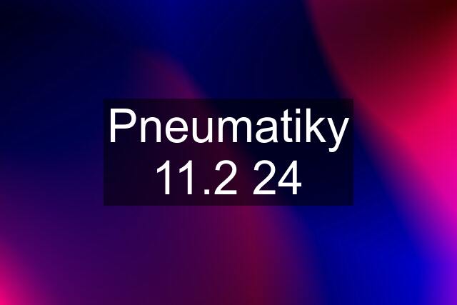 Pneumatiky 11.2 24