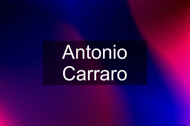 Antonio Carraro