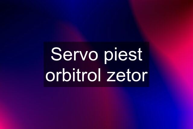 Servo piest orbitrol zetor