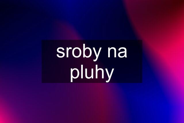 sroby na pluhy